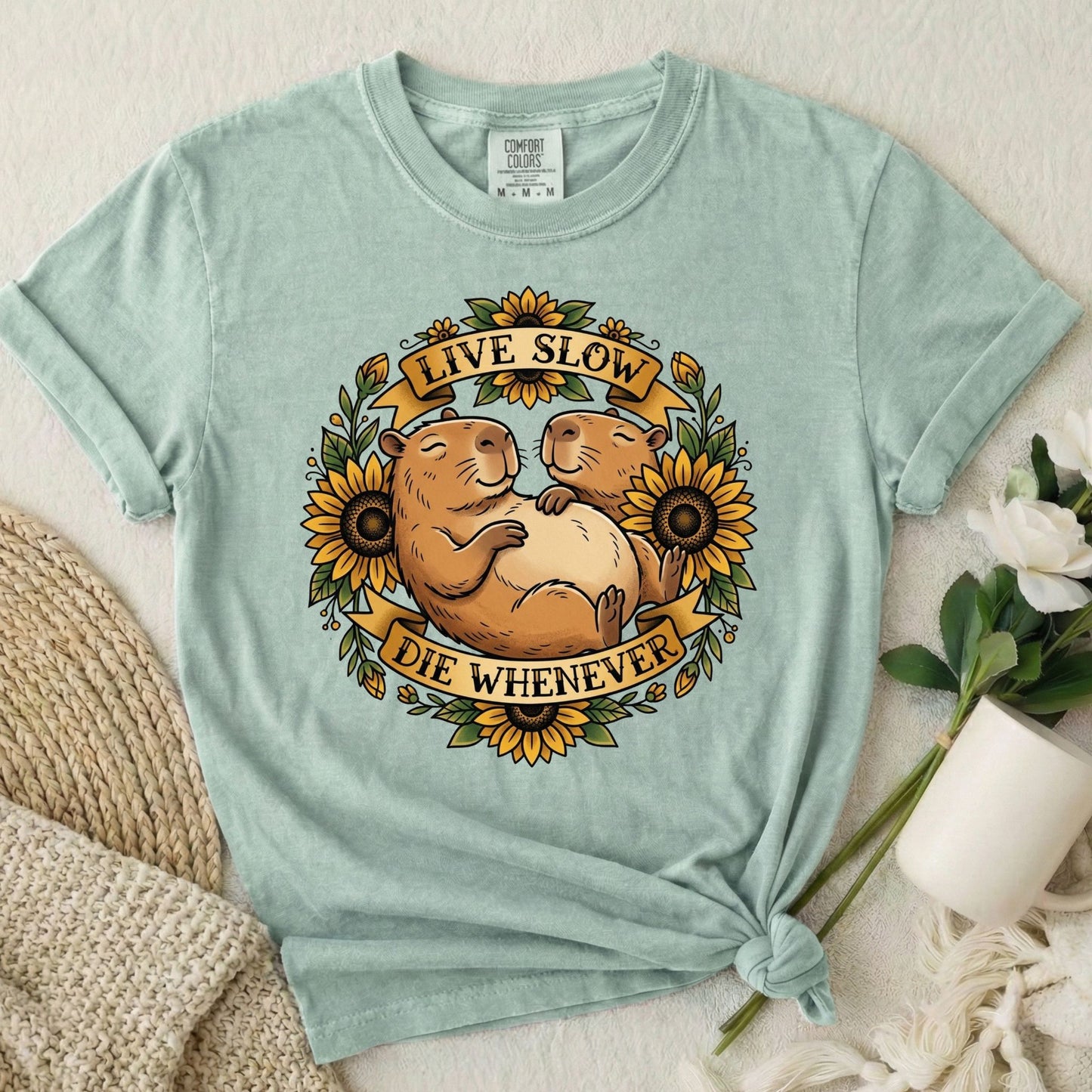 Live Slow Die Whenever - Capybara
