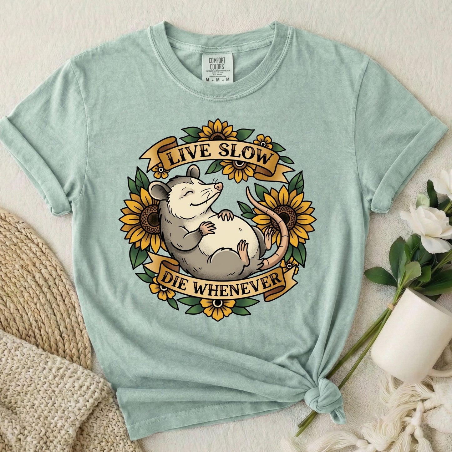 Live Slow Die Whenever - Opossum