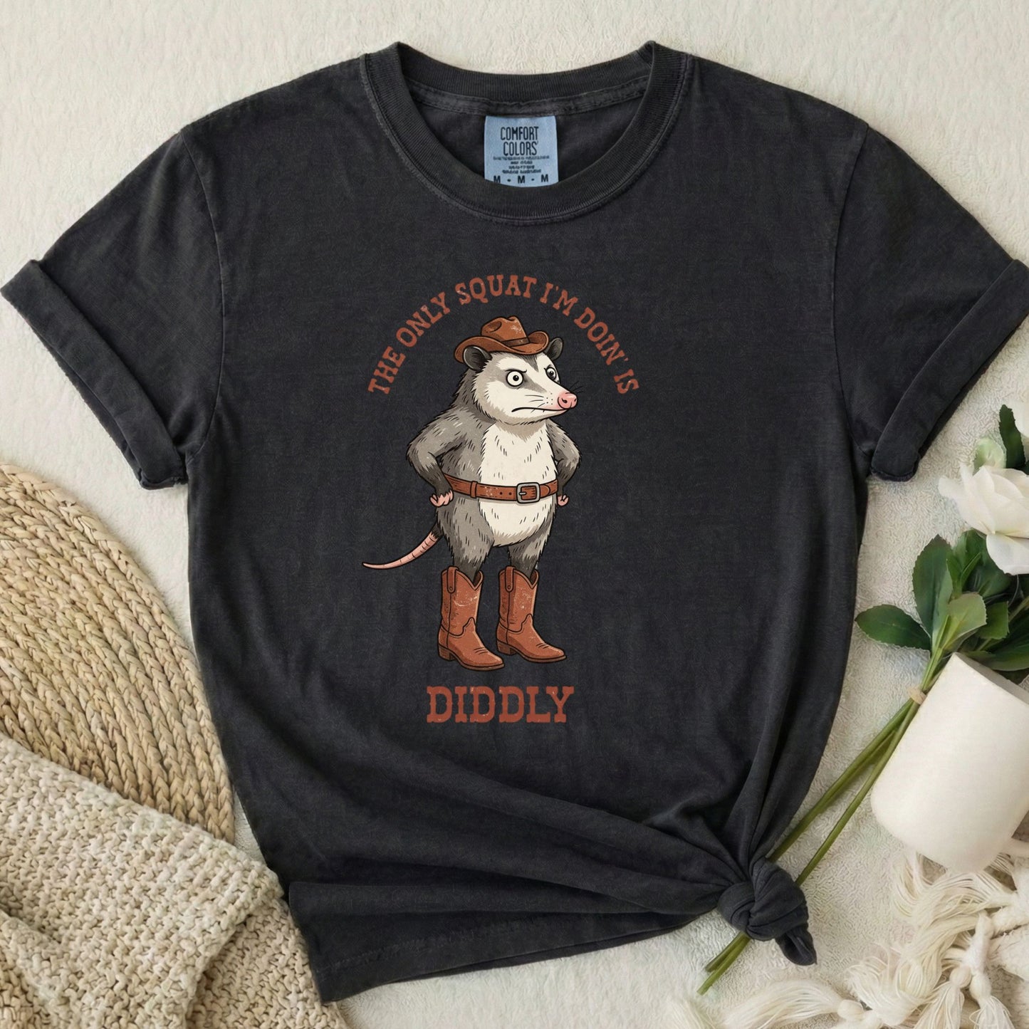 The Only Squat I'm Doing Is Diddly - Opossum