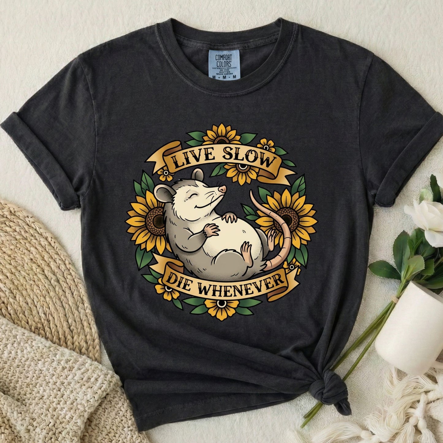 Live Slow Die Whenever - Opossum