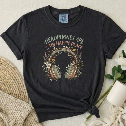 Headphones Are My Happy Place