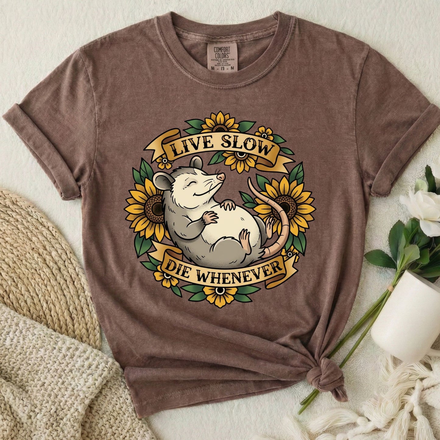 Live Slow Die Whenever - Opossum