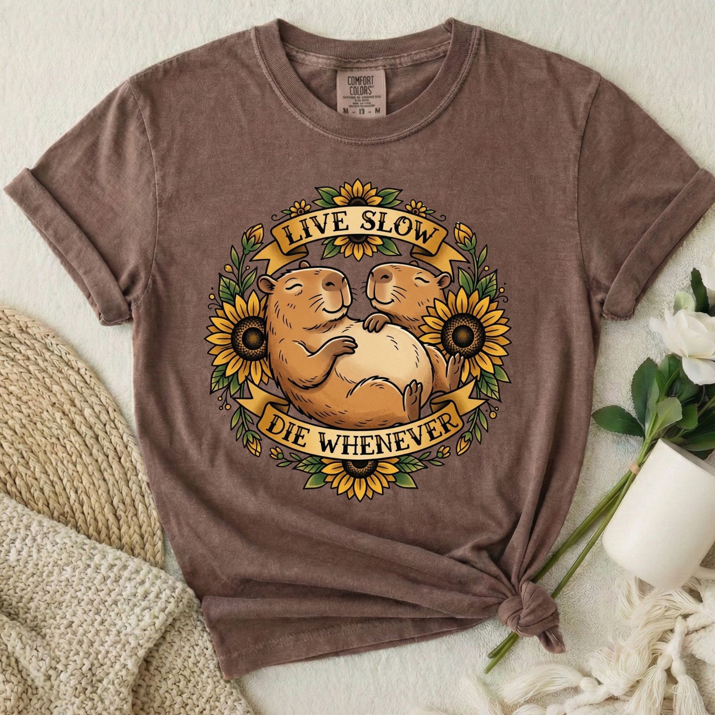 Live Slow Die Whenever - Capybara