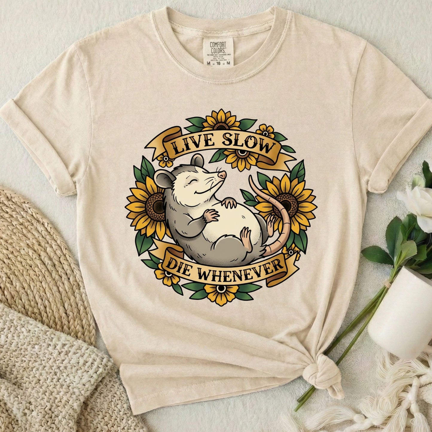 Live Slow Die Whenever - Opossum