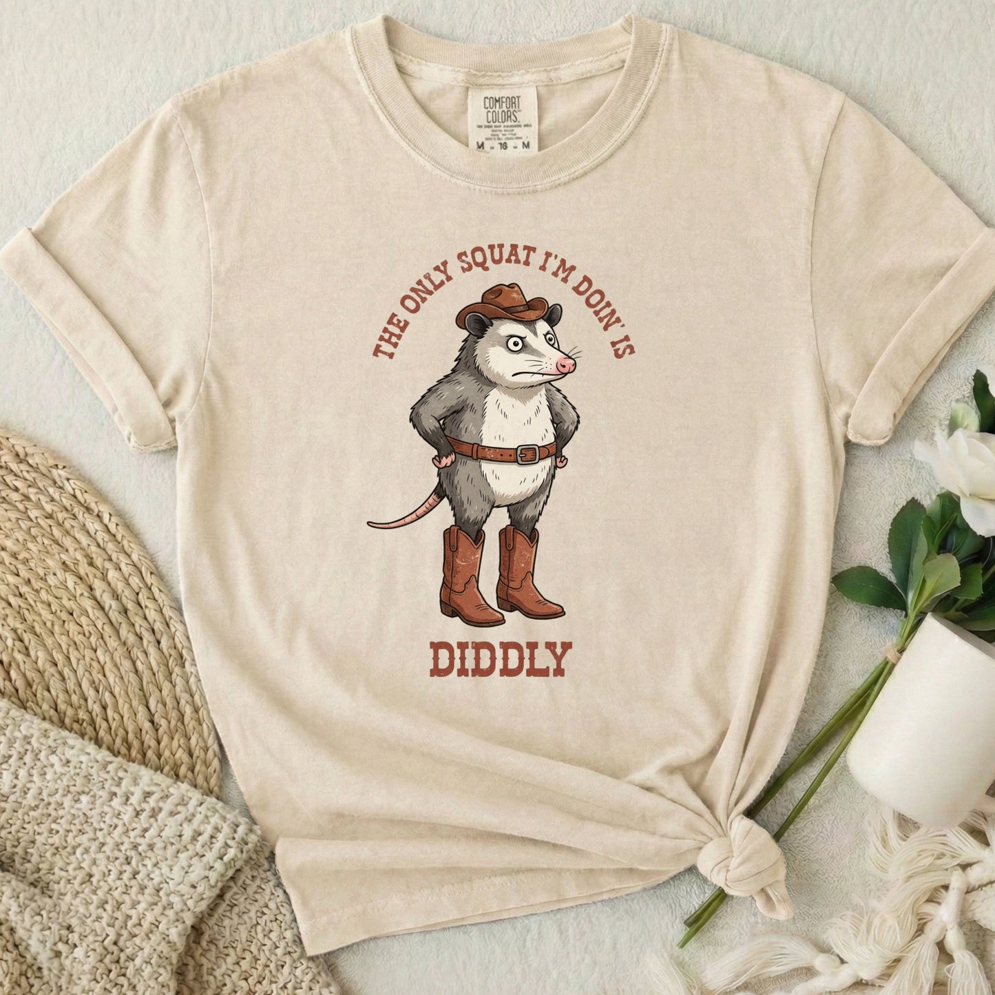 The Only Squat I'm Doing Is Diddly - Opossum