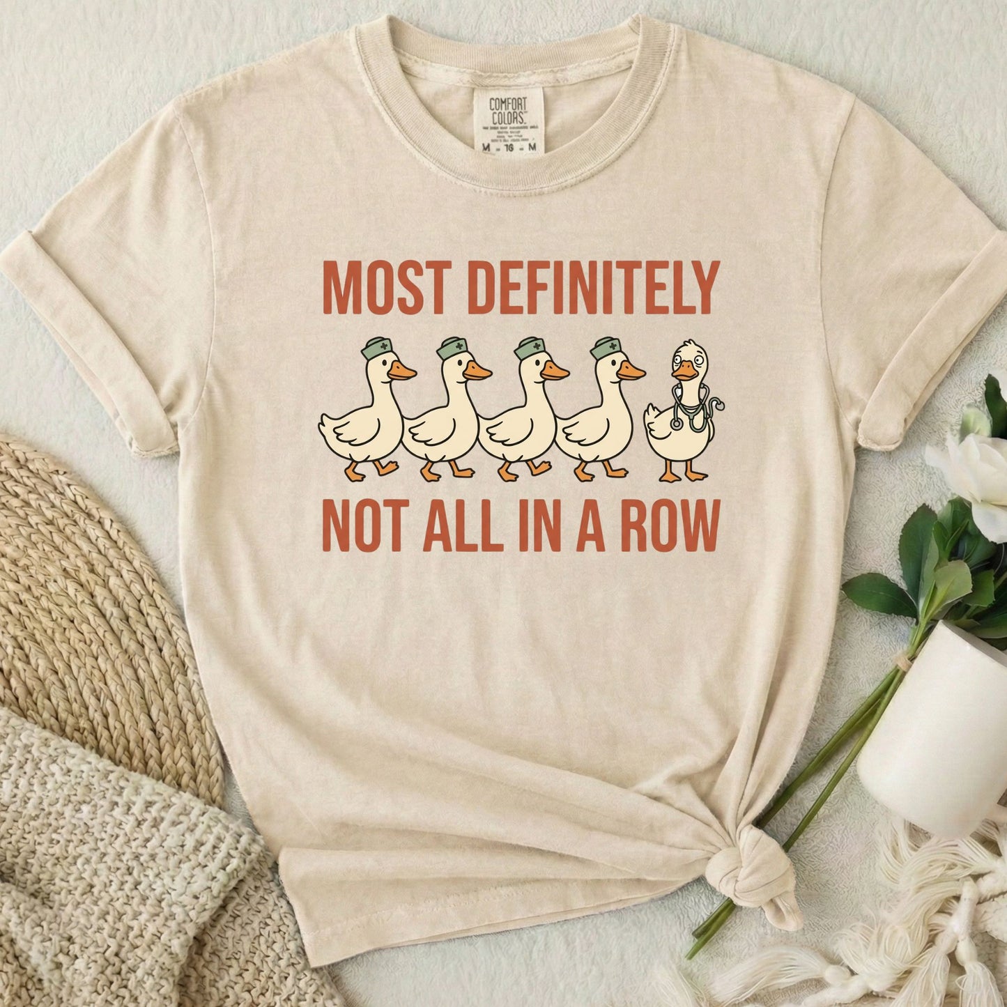 Most Definitely Not All in a Row