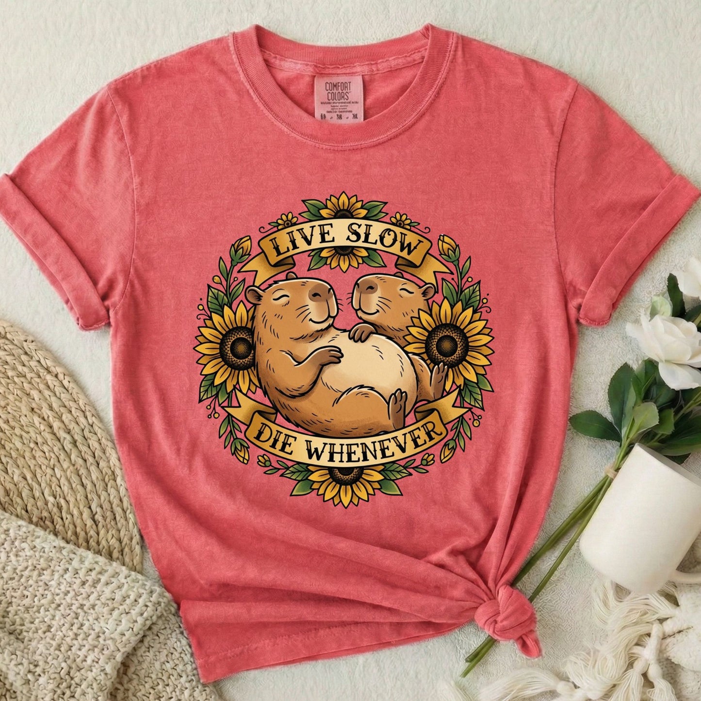 Live Slow Die Whenever - Capybara