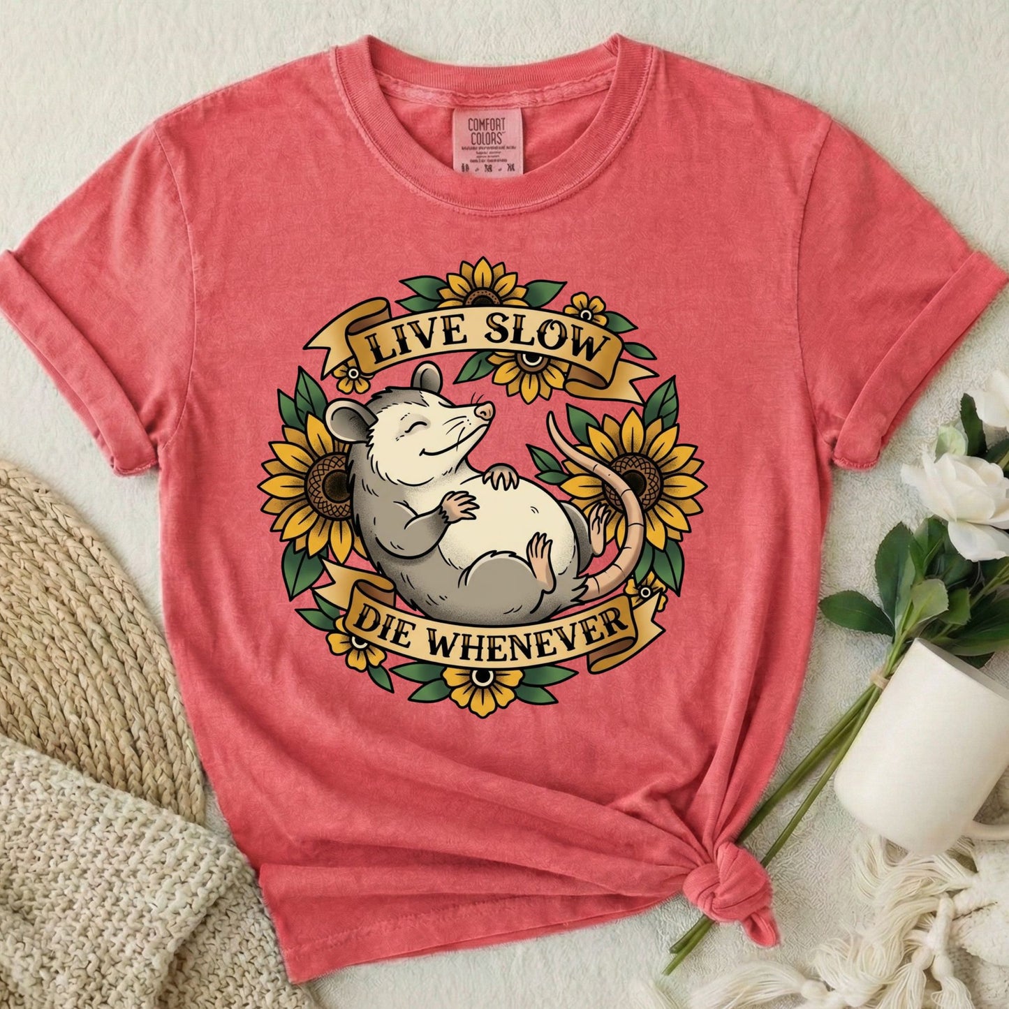 Live Slow Die Whenever - Opossum