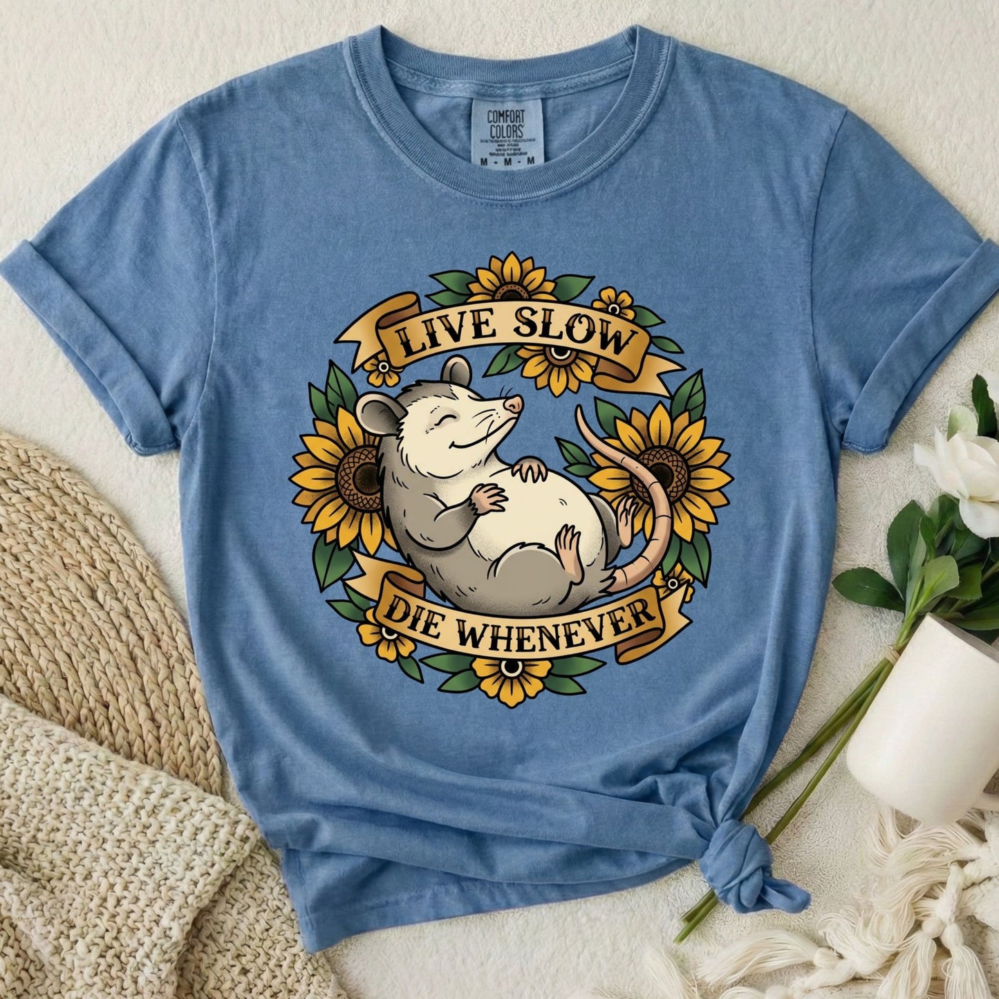 Live Slow Die Whenever - Opossum