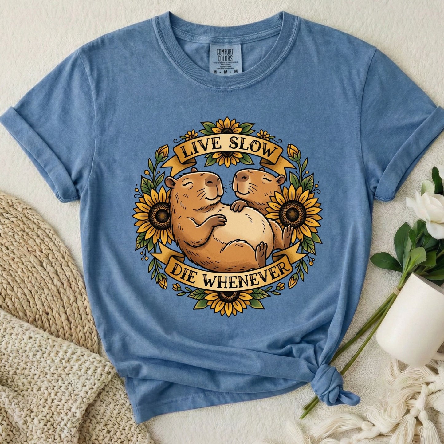Live Slow Die Whenever - Capybara