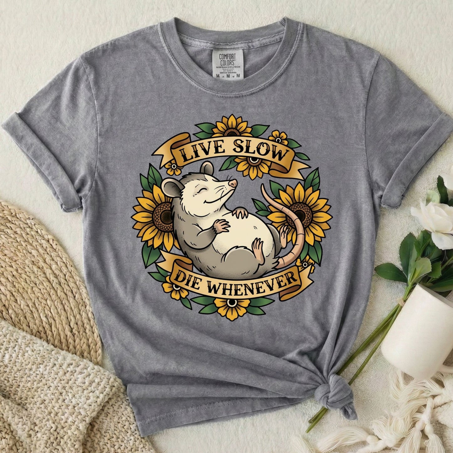 Live Slow Die Whenever - Opossum